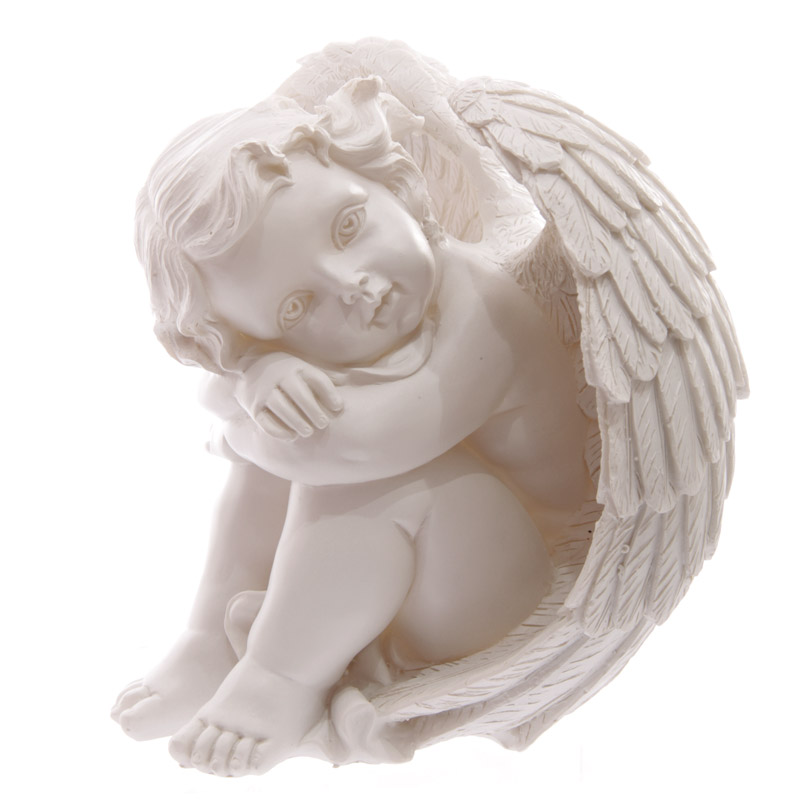 Statuette Ange blanc 17 cm