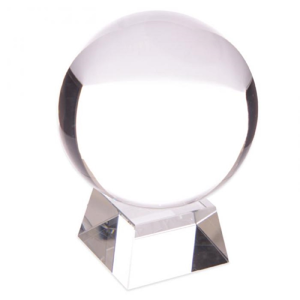 Boule de Cristal avec Prsentoir 10 cm