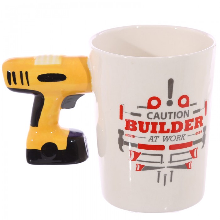 1001KDO POUR LA MAISON Mug avec anse perceuse Design Builder at Work