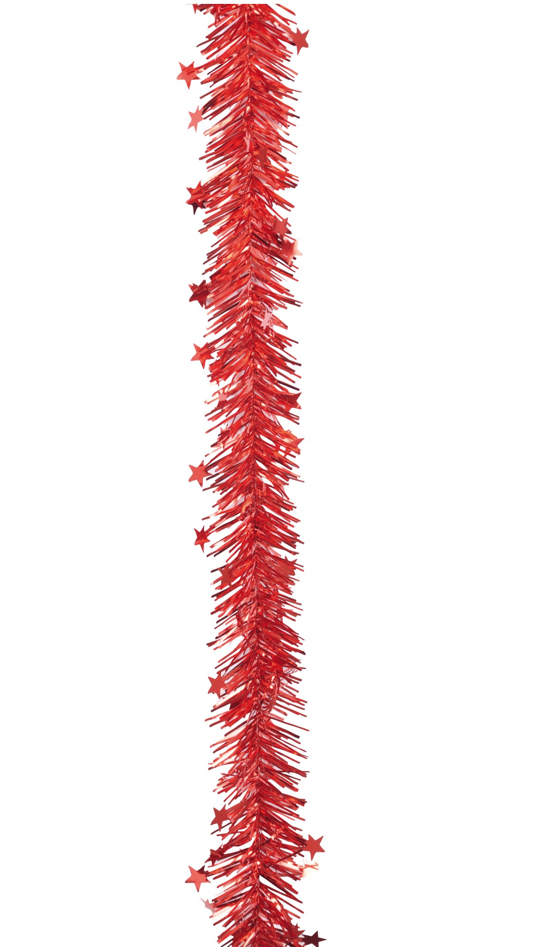 Guirlande Etoiles 2m rouge 2 plis