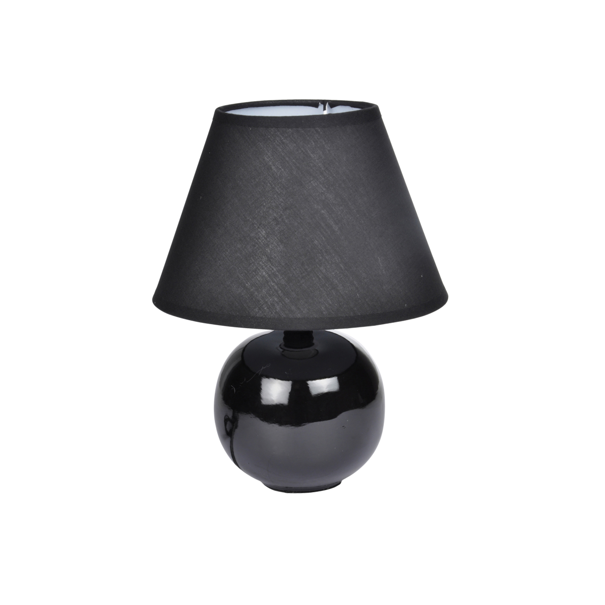 Lampe boule noir 24 cm