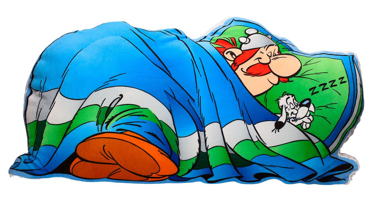 Asterix Coussin Sleeping Obelix