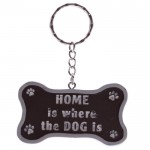 Porte-cls os pour chien Dog Home is where the dog is