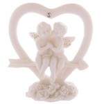 Statuette Anges Amoureux sur Flche de Cupidon