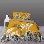 Housse de couette + 2 taies Collection Isibelle tropicale
