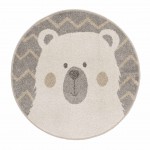 Tapis rond Ours polaire le igloo