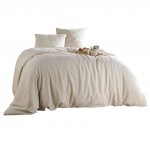 Housse couette + taies 240 x 260 cm Maxime sable