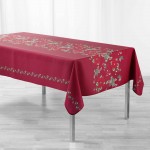 Nappe rectangle 150 x 240 cm Noel Isadore rouge