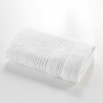 Serviette de toilette invite 30 x 50 cm Tendresse blanc