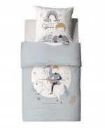Housse de couette + 1 taie 140 x 200 cm Lovely prince