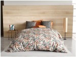 Housse de couette + 2 taies 220 x 240 cm fleur de balia