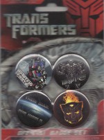 TRANSFORMERS Pack 4 badges