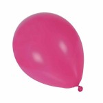 Set de 10 ballons gonflables 30 cm fuchsia