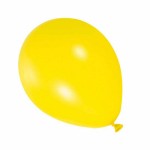 Set de 10 ballons gonflables 30 cm jaune