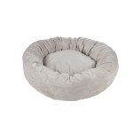 Coussin rond ecru
