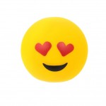 Lampe ou Veilleuse Emoji Yeux en Coeur LED