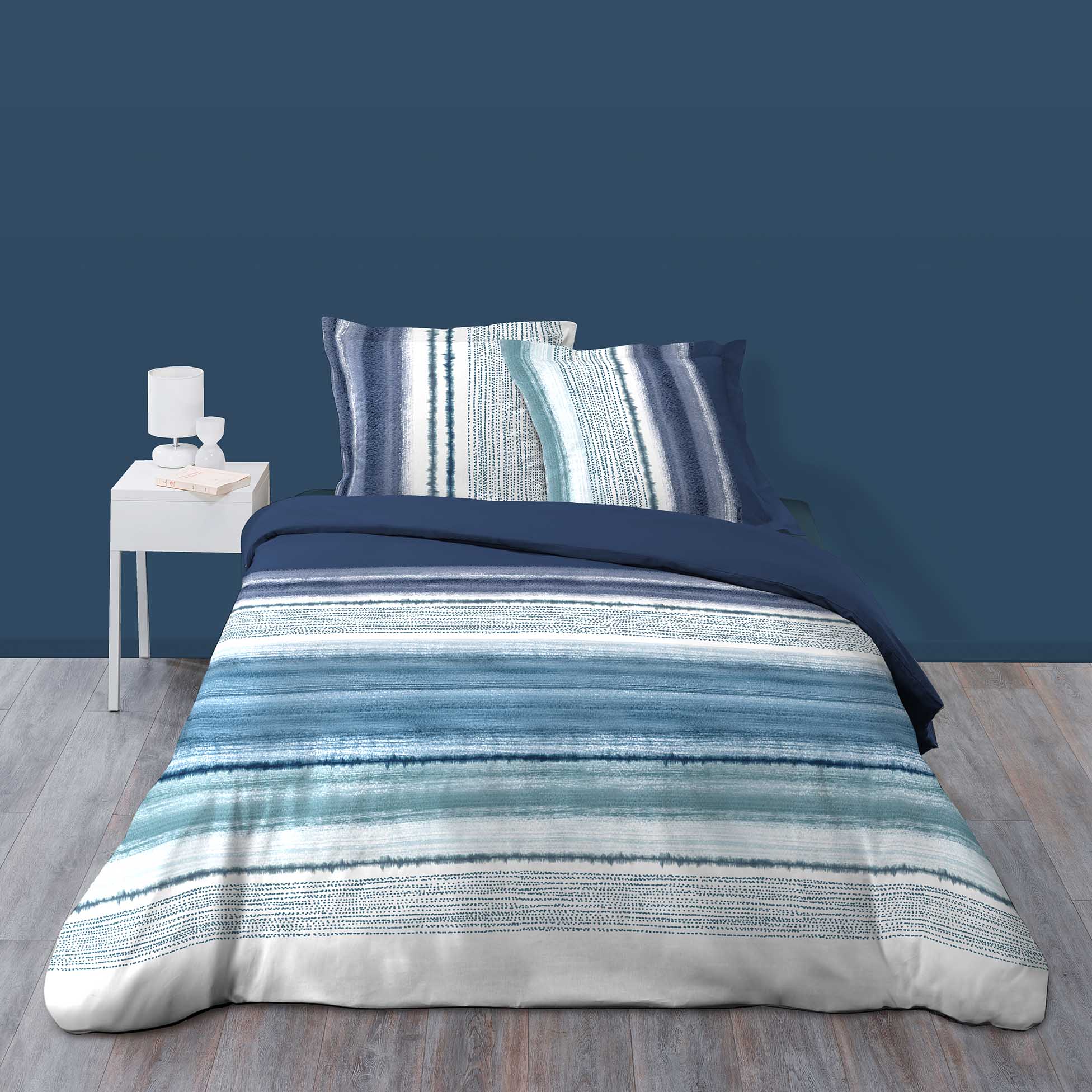 Housse couette + taies 220 x 240 cm Mediterranneen