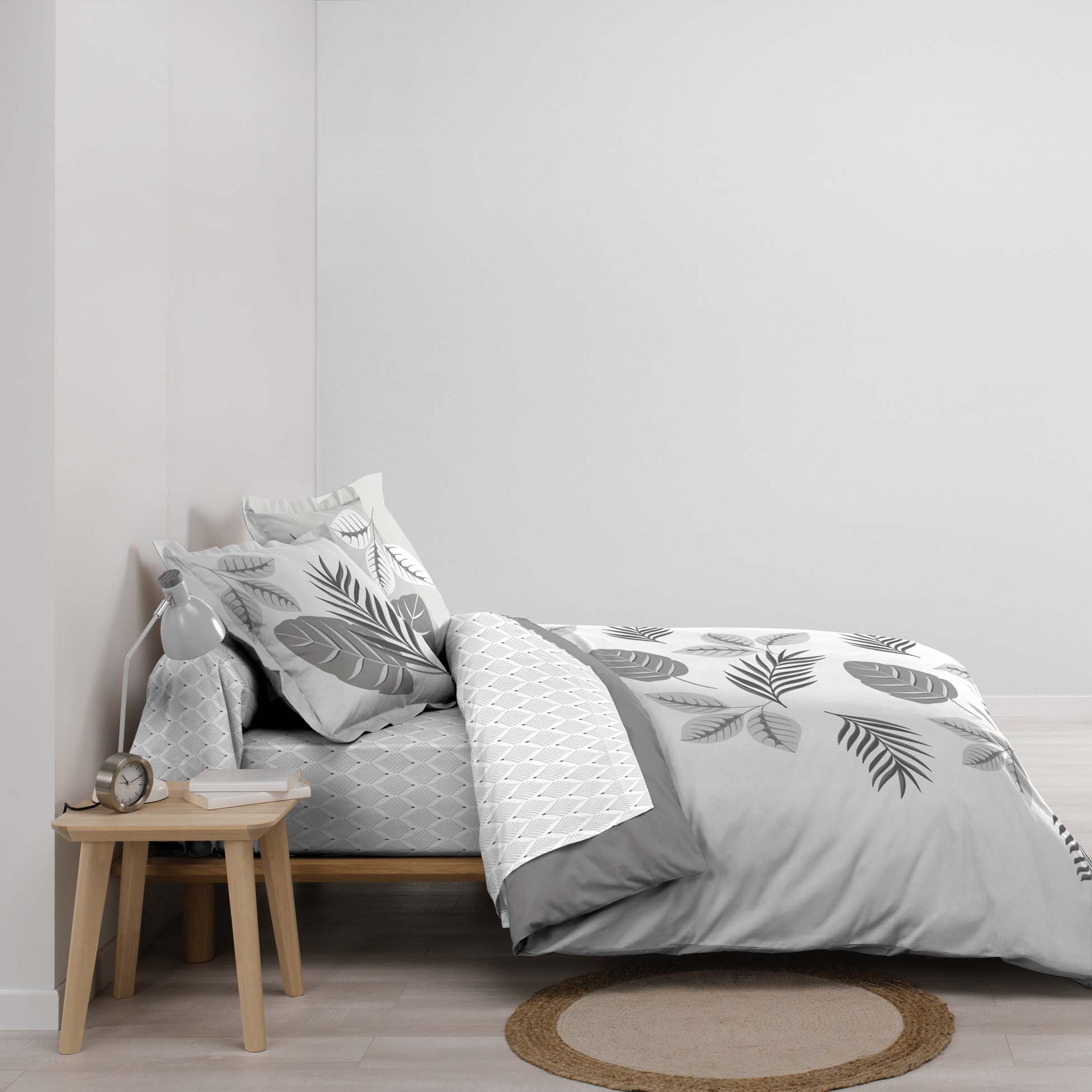 Housse de couette coton 6 pieces 220 x 240 cm Olivia