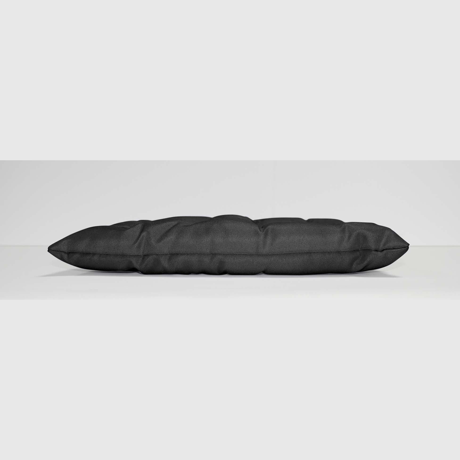 Coussin de chaise assise matelass 40 x 40 cm Noir