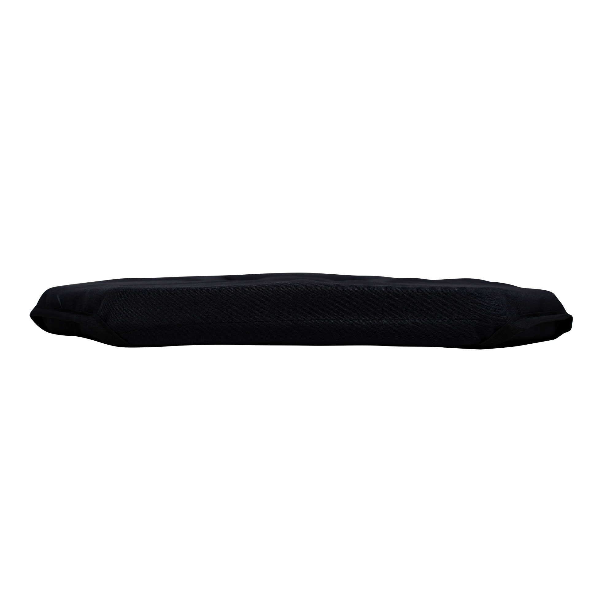 Coussin galette de chaise 40 x 40 cm Essentielle noir