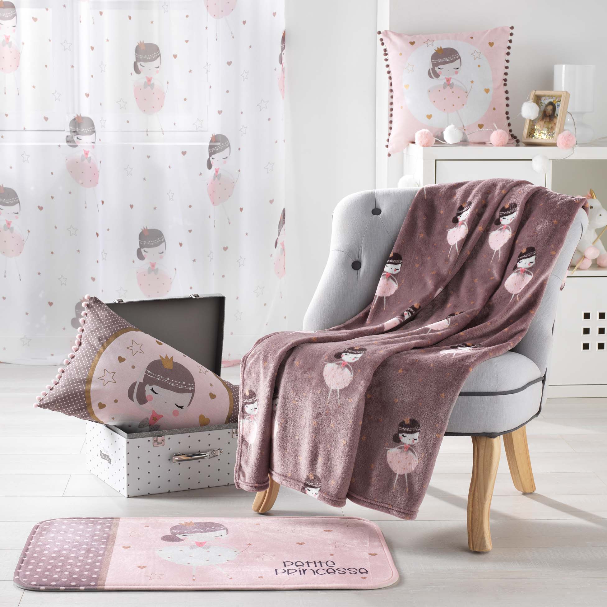 Tapis velours Petite princesse