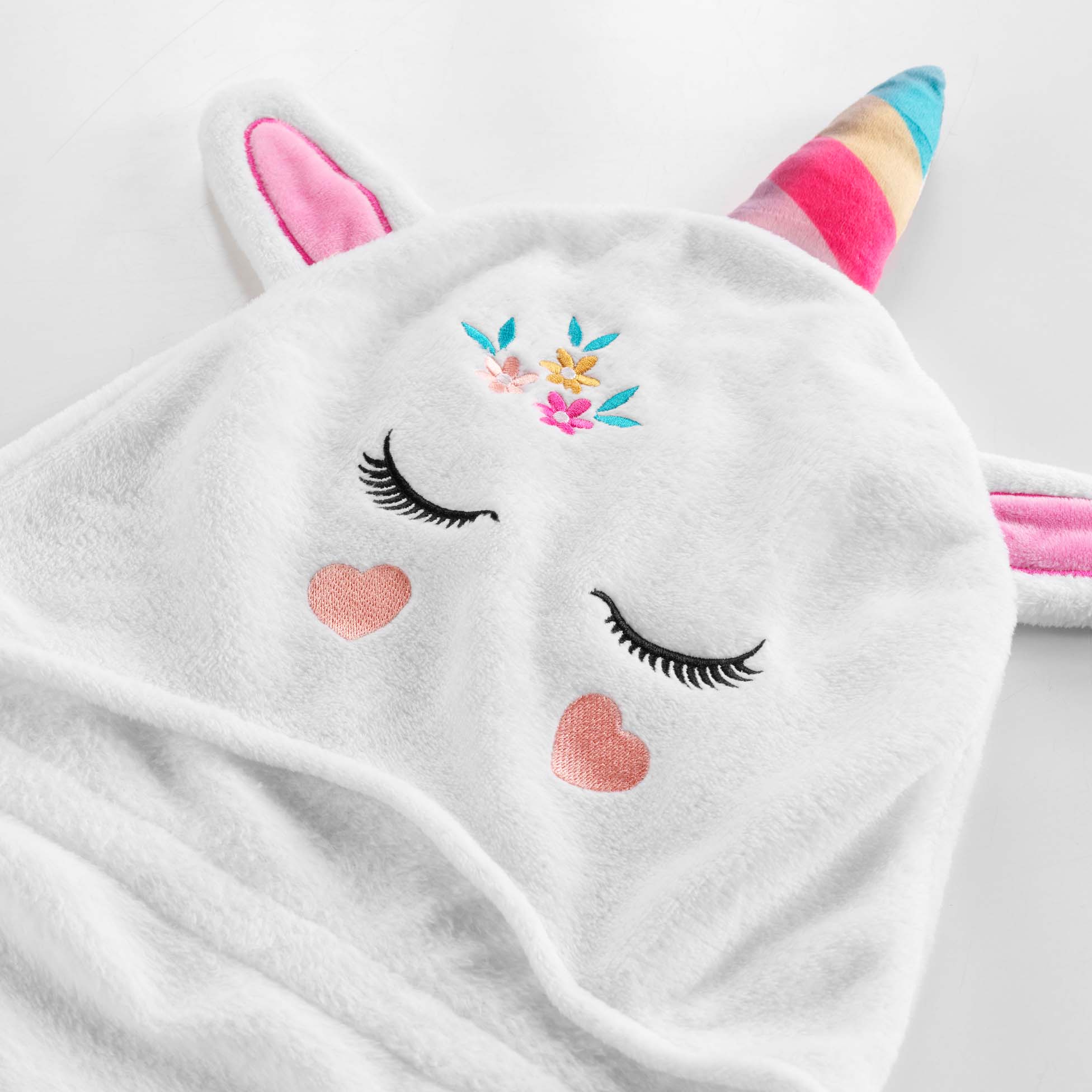 Plaid couverture flanelle enfant Licorne