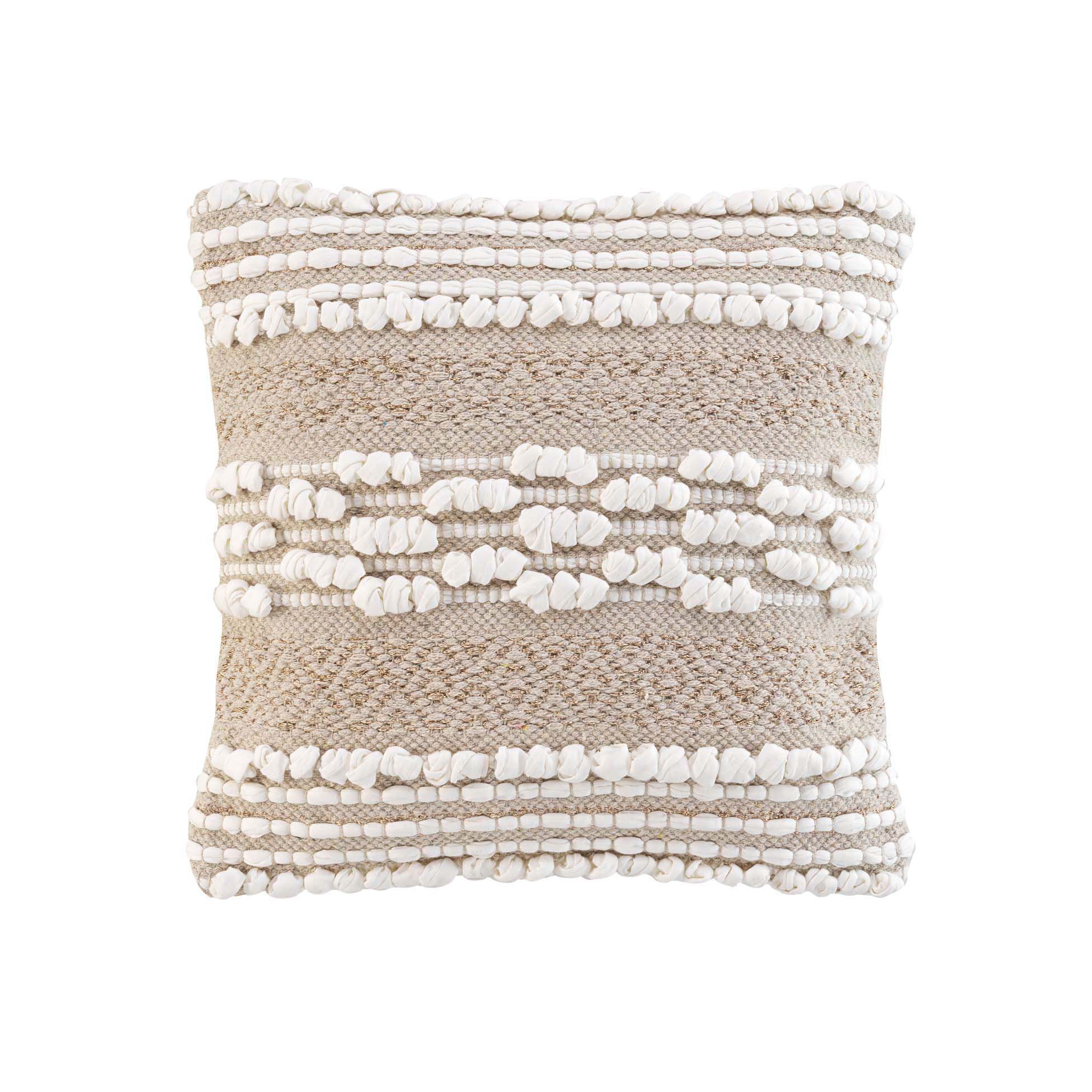 Coussin polycoton Blanca