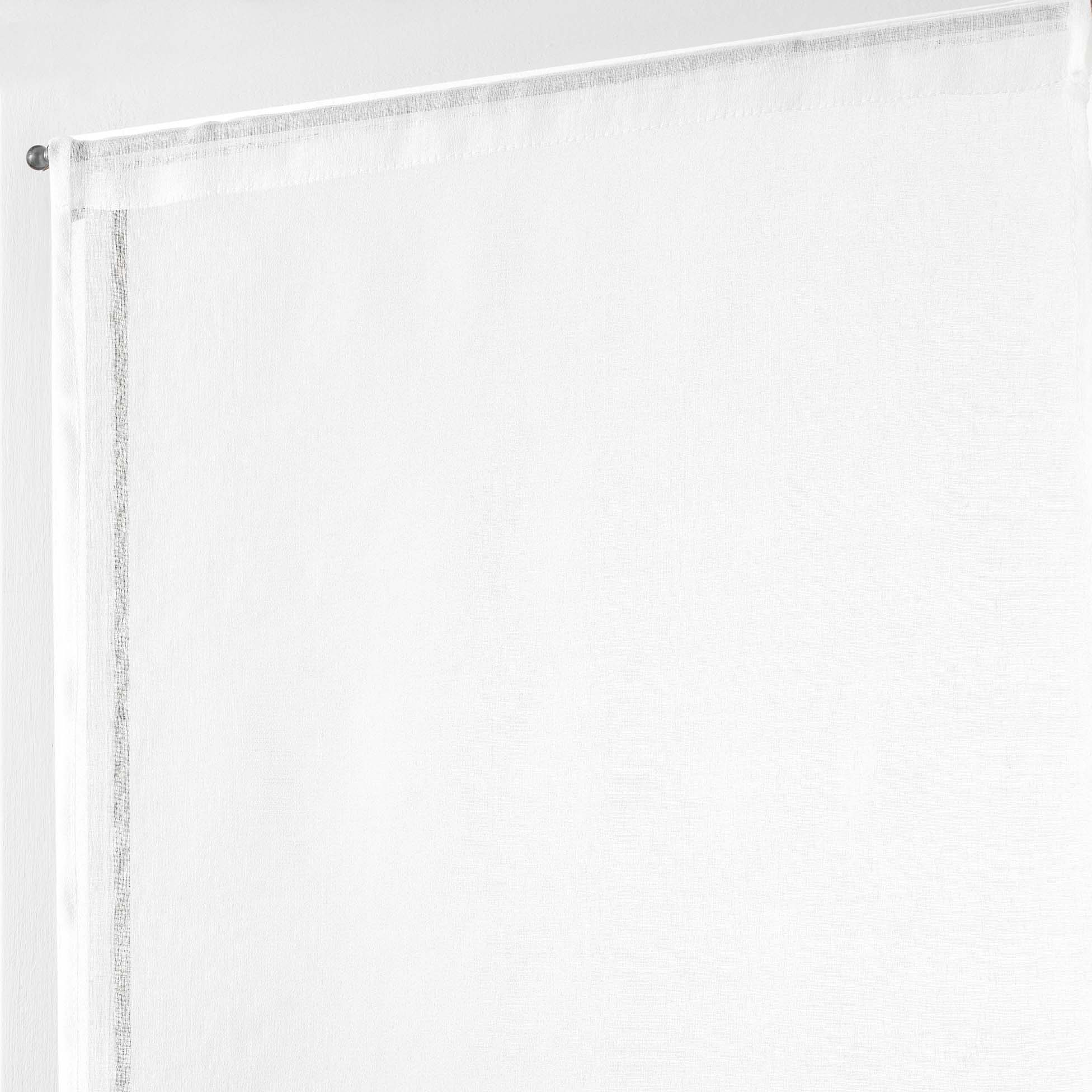 Paire de Rideaux Voile 60 x 90 cm Sandras Blanc