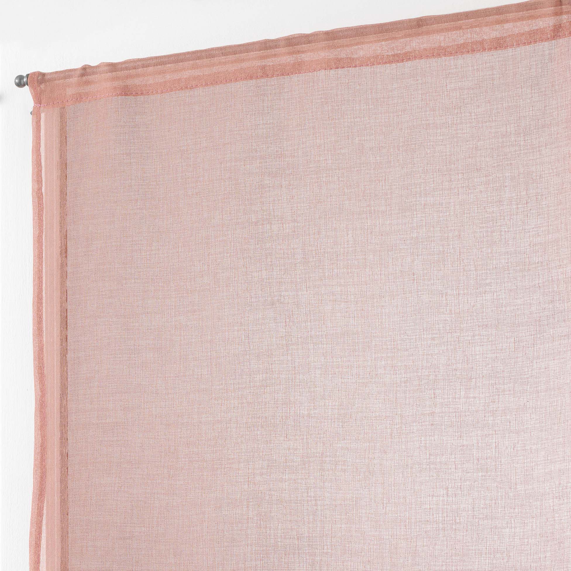 Paire de Rideaux Voile 60 x 90 cm Sandras Rose