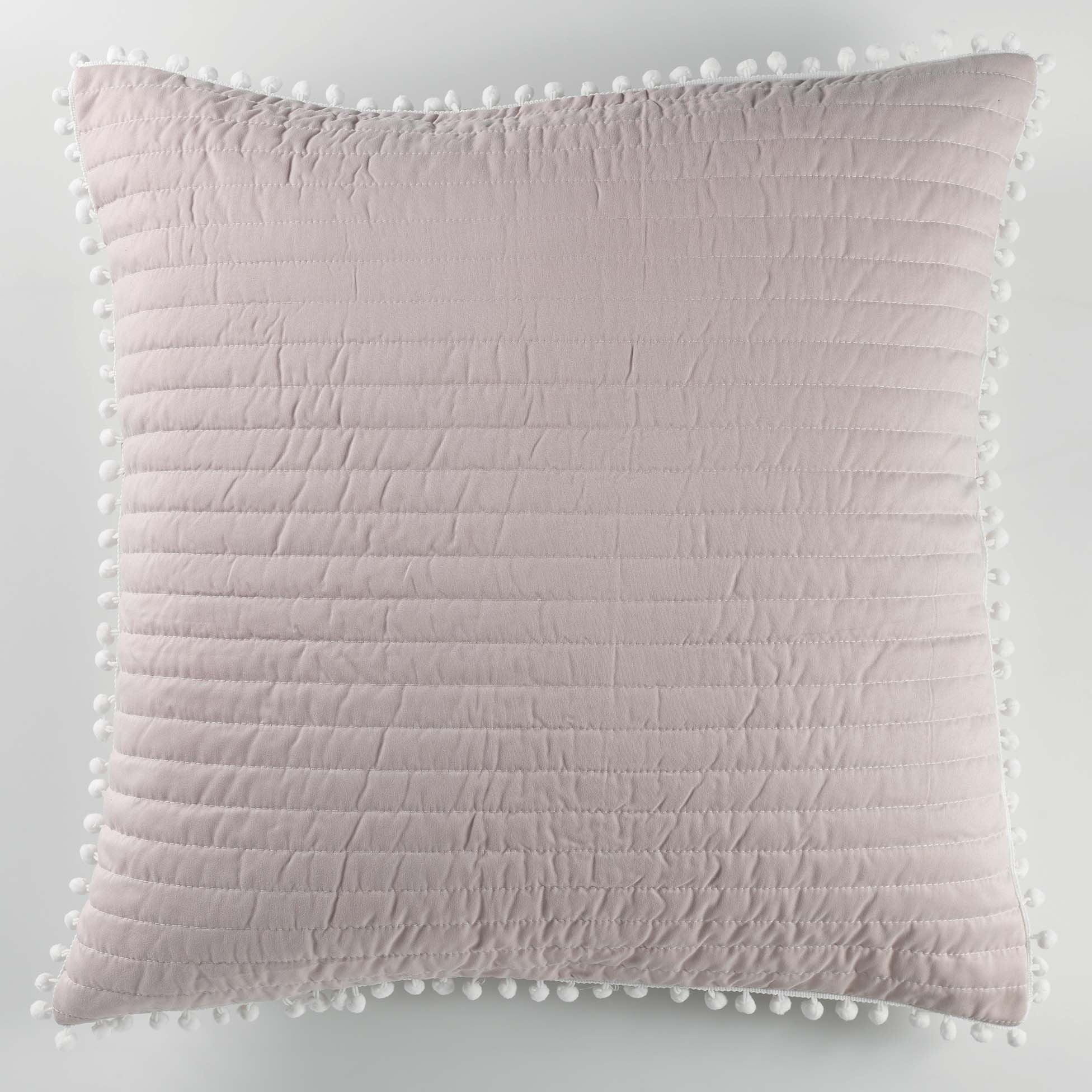 Housse de coussin pompons Dorinette