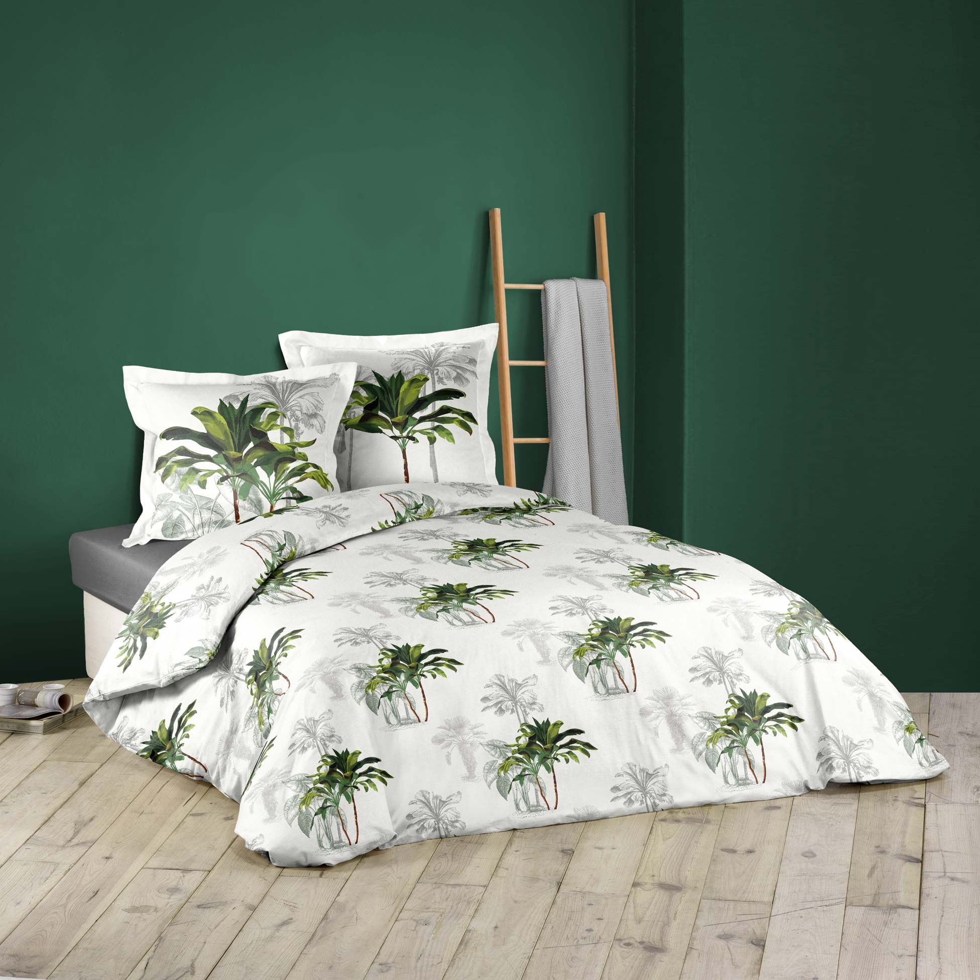 Parure Housse de couette Collection Tropic Palmier