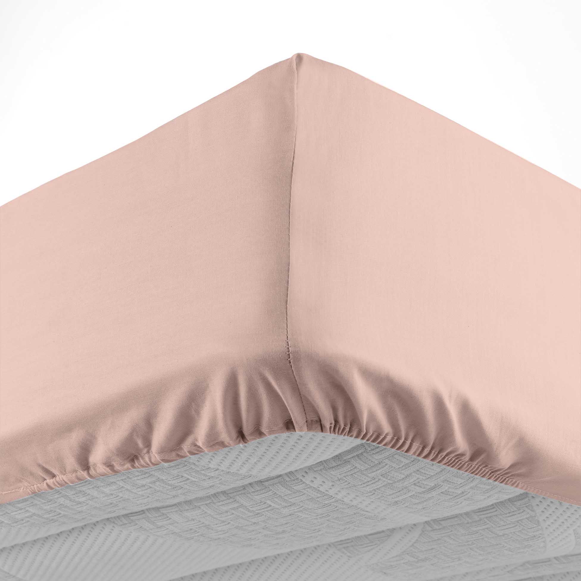 Drap housse 90 x 190 cm Couleur emotion rose