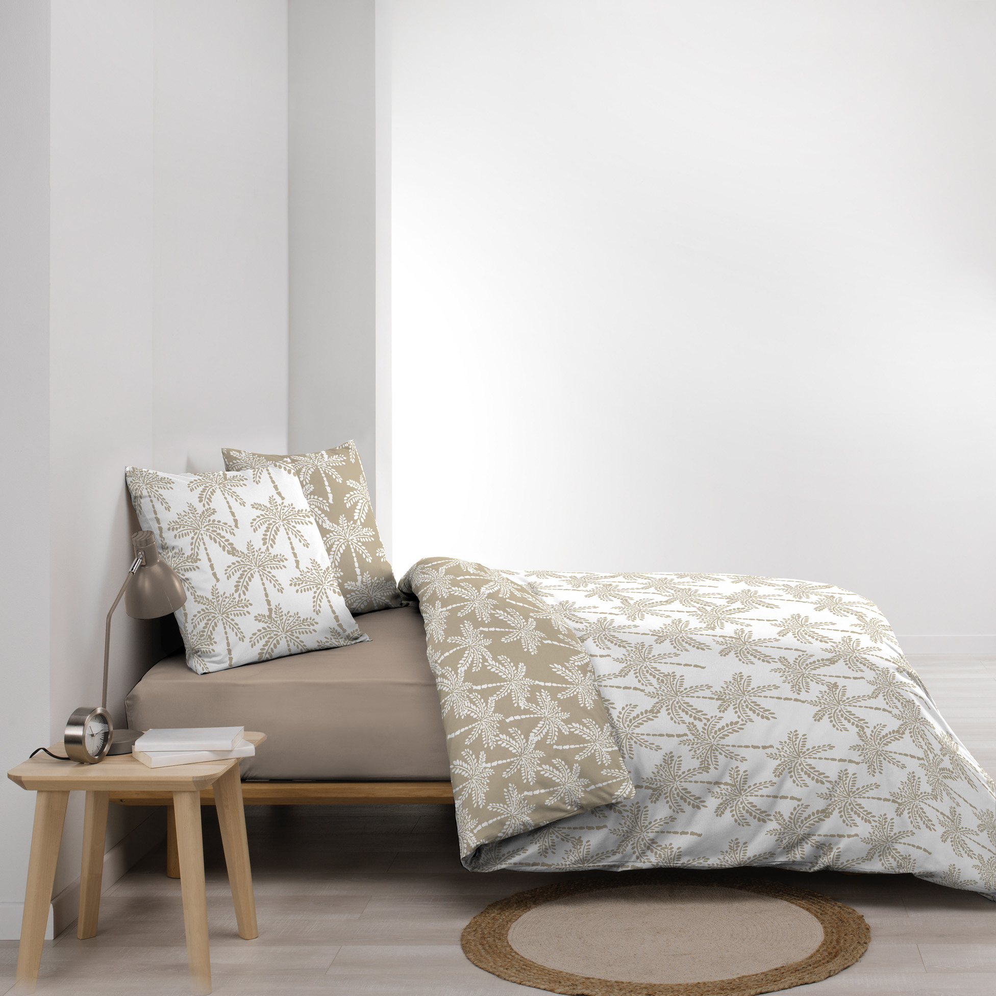 Housse de couette + 2 taies Collection Fleurs Oliane