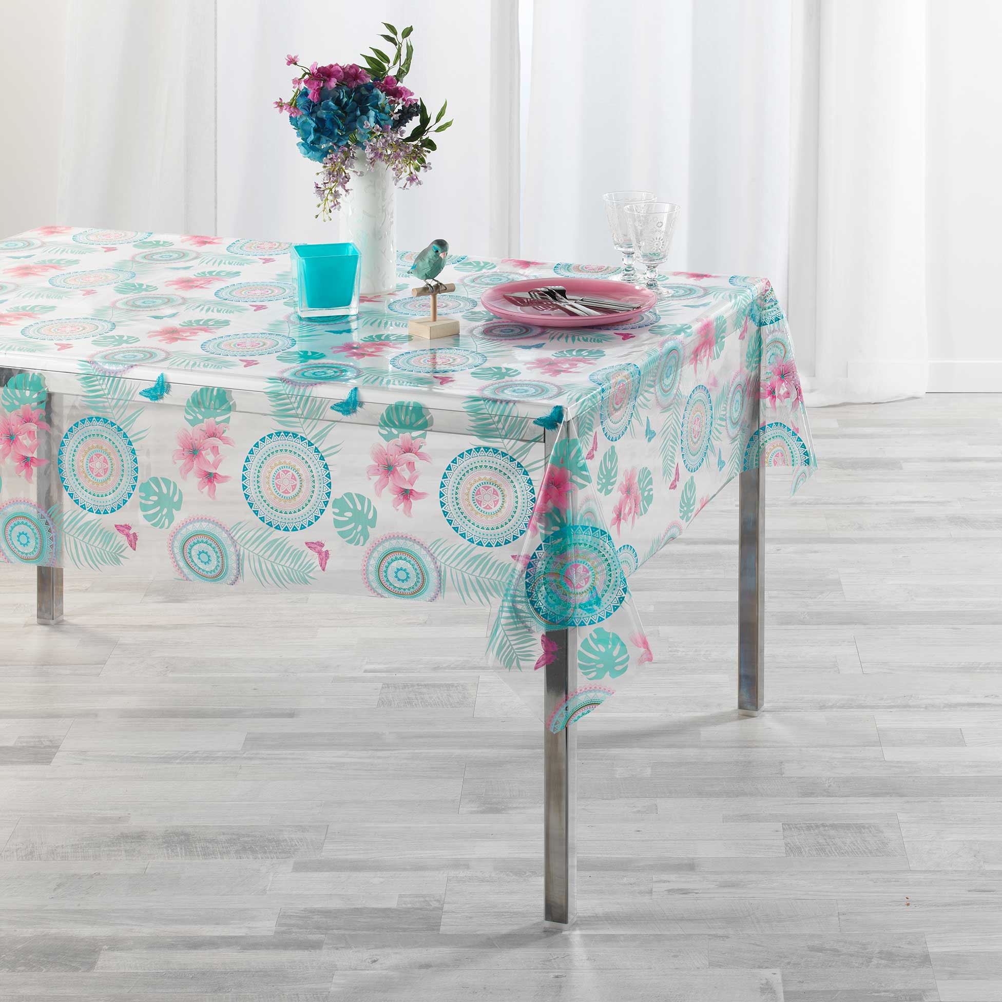 Nappe en PVC transparente Damanlys