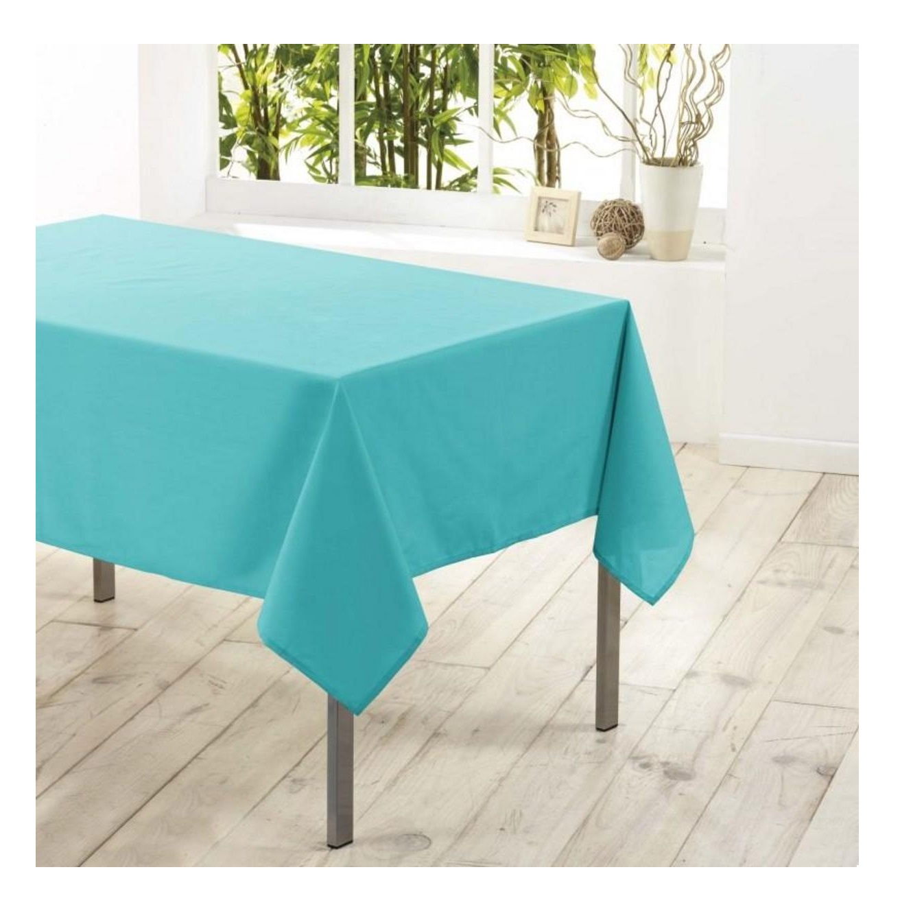 Nappe rectangle 140 x 250 cm Essentiel menthe