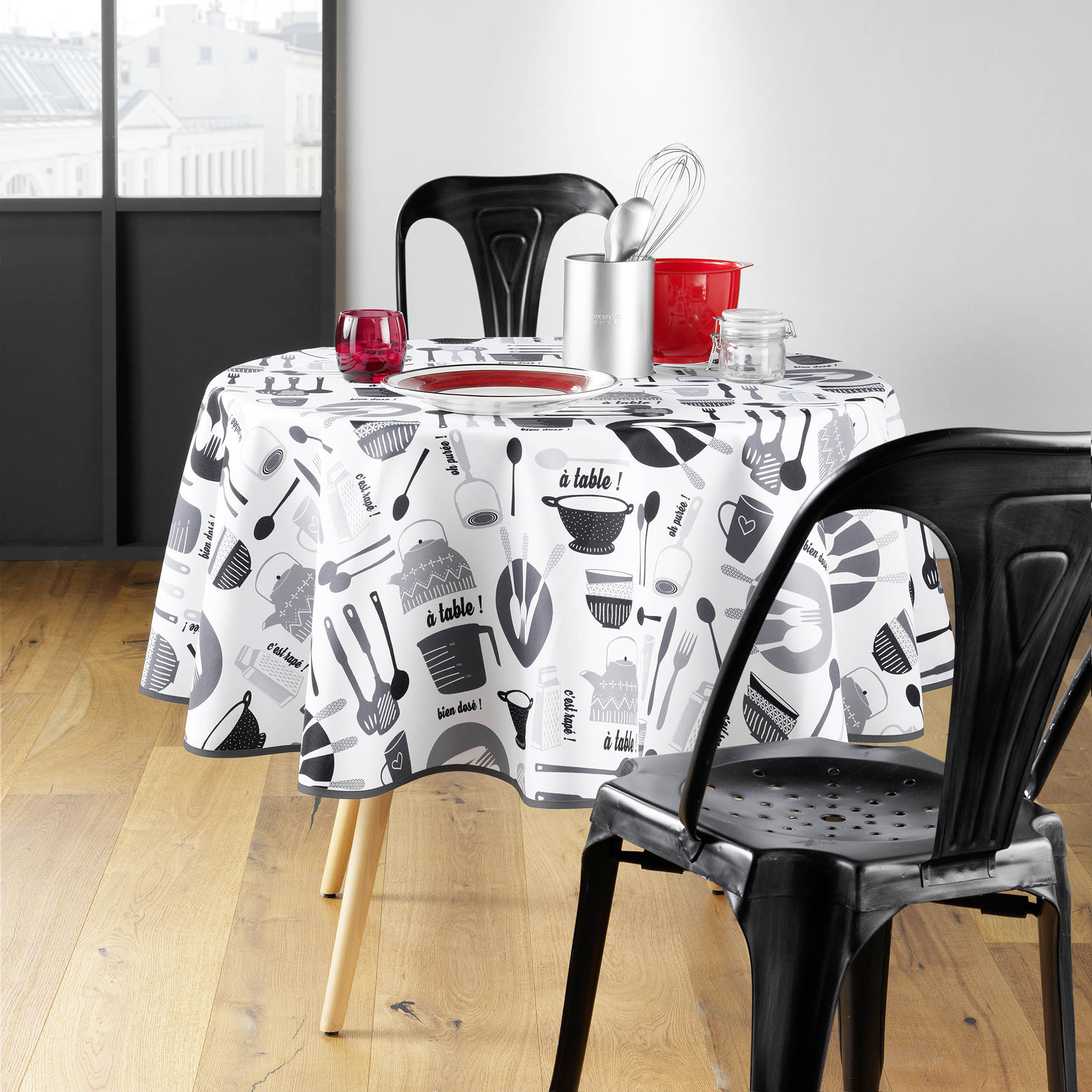 Nappe ronde Collection En cuisine