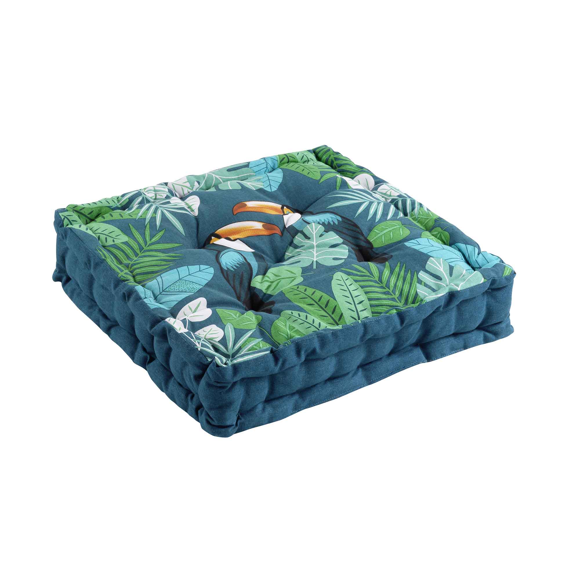 Coussin de sol matelass Collection Bello Le Toucan