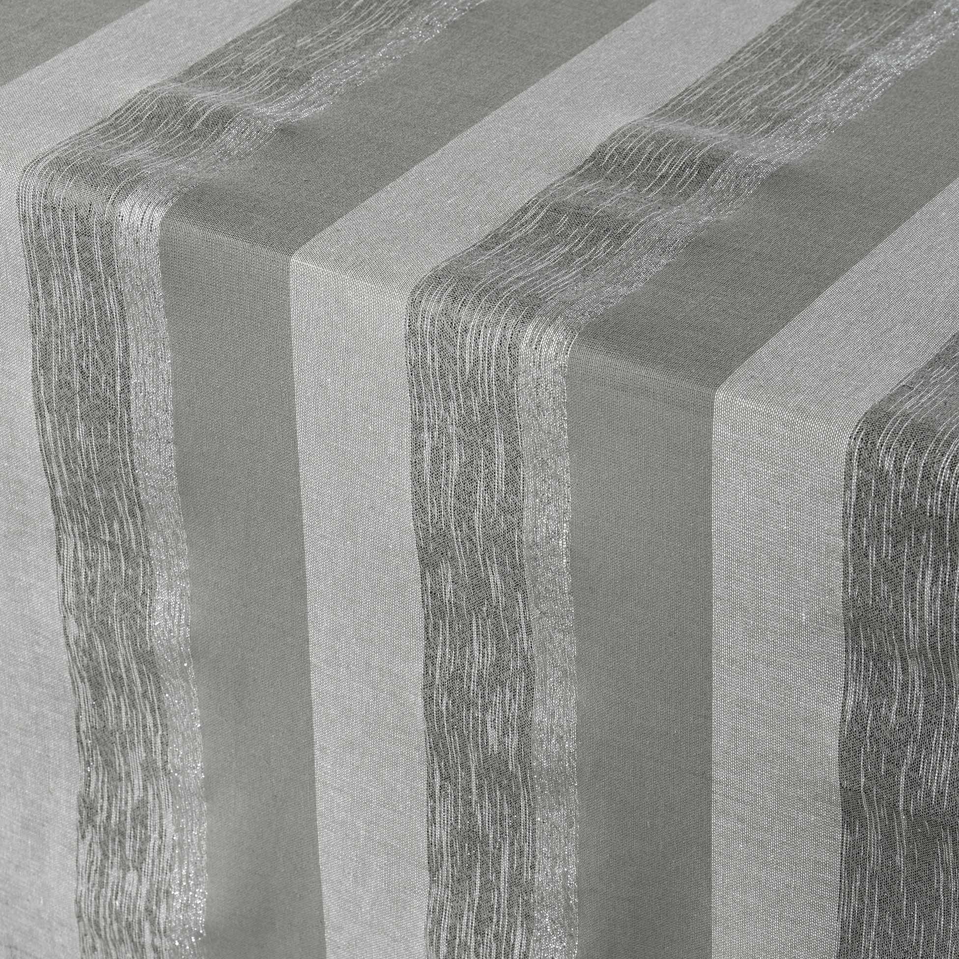 Nappe coton tisse 140 x 240 cm Eldora gris