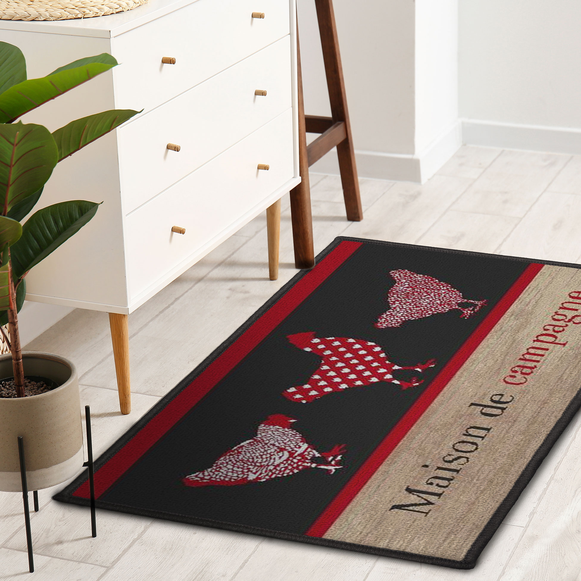 Tapis multi usages 50 x 80 cm Maison de campagne