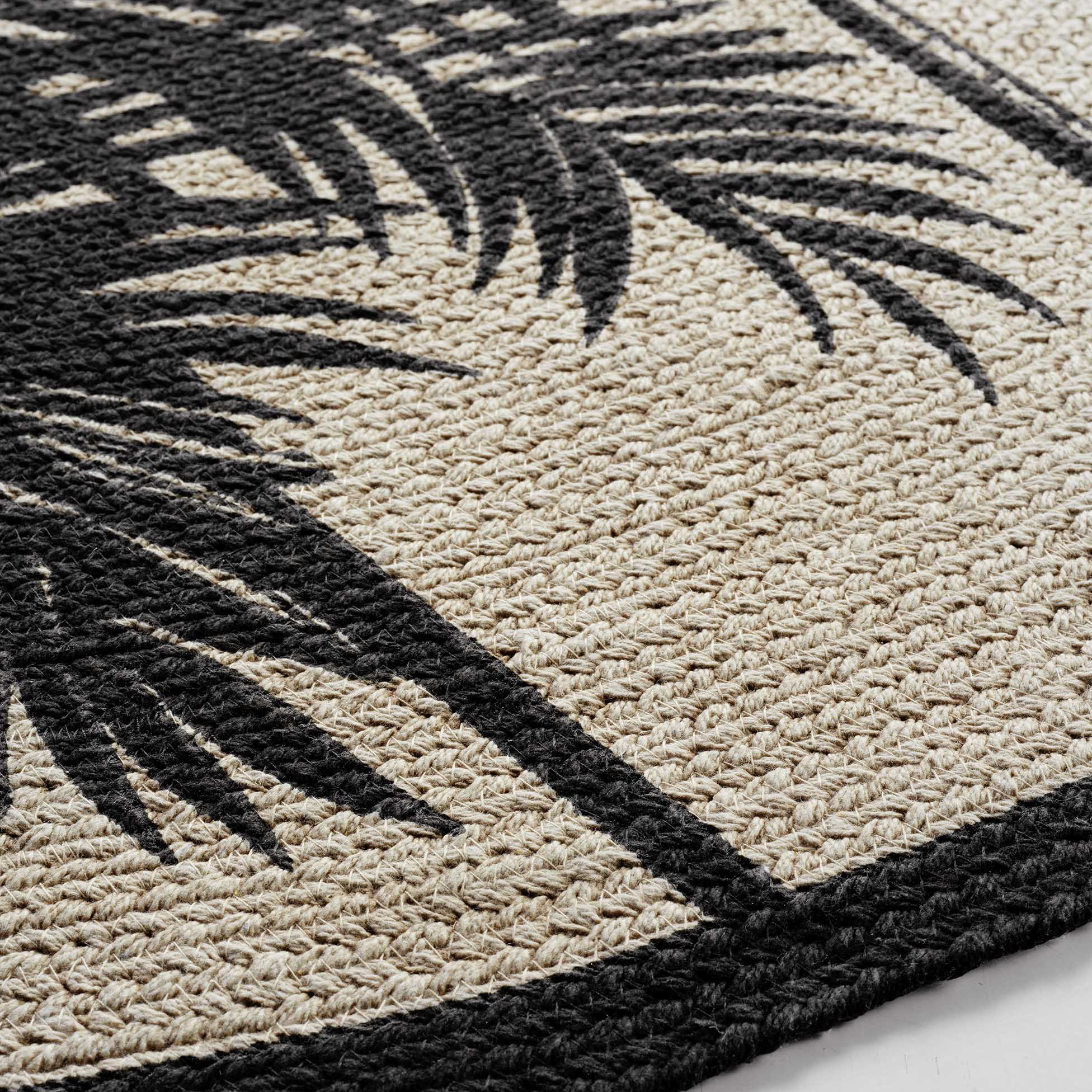 Tapis rond Tropicale Nature