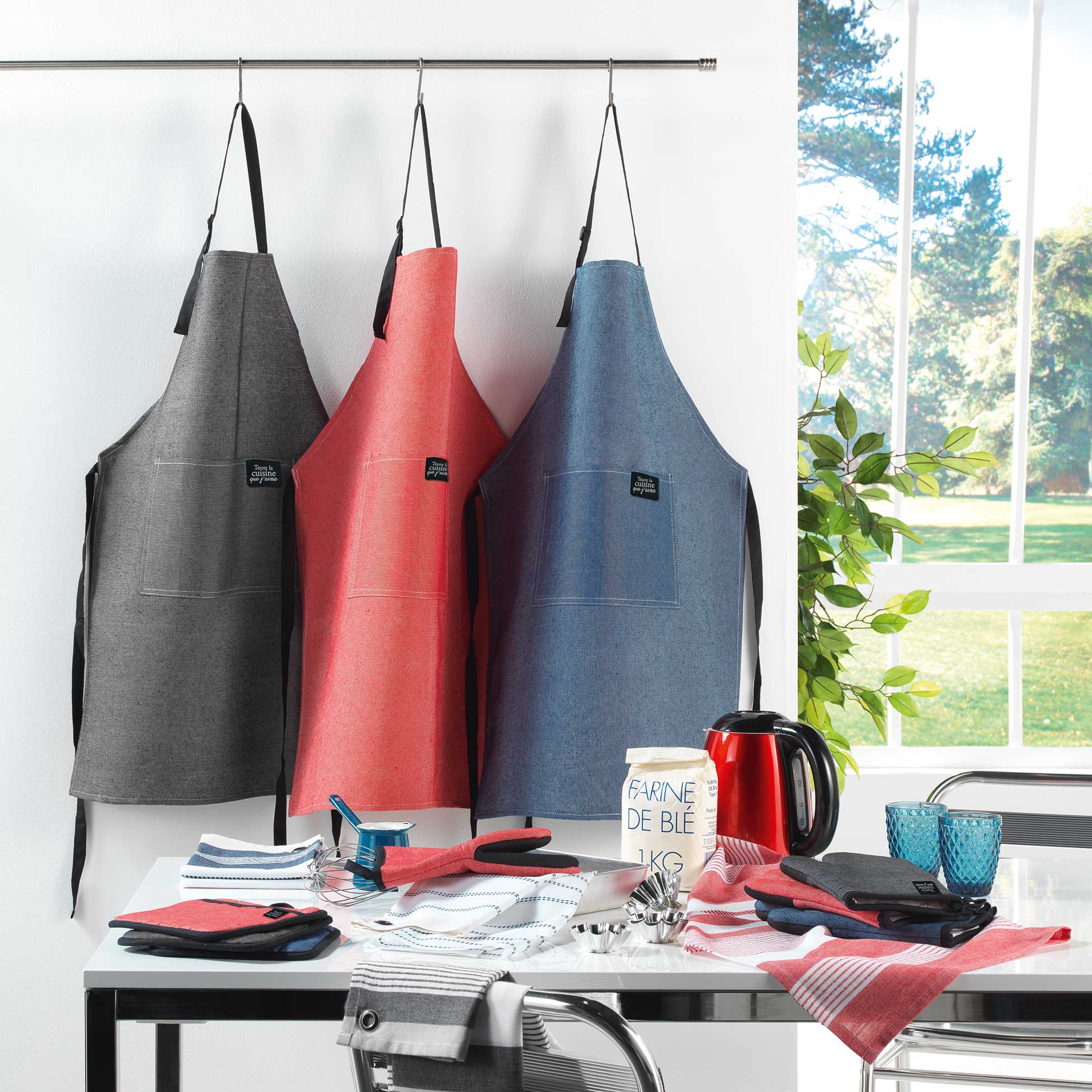 Tablier avec poche Collection Aime la cuisine