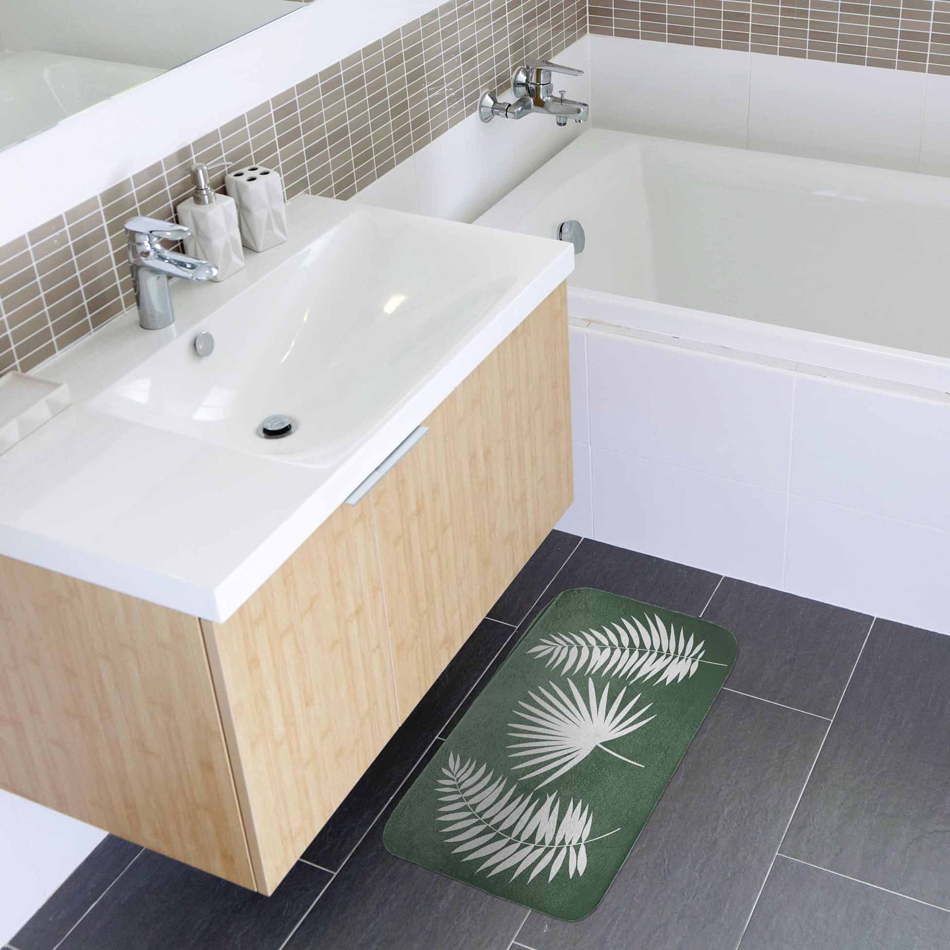 Tapis de bain jungly