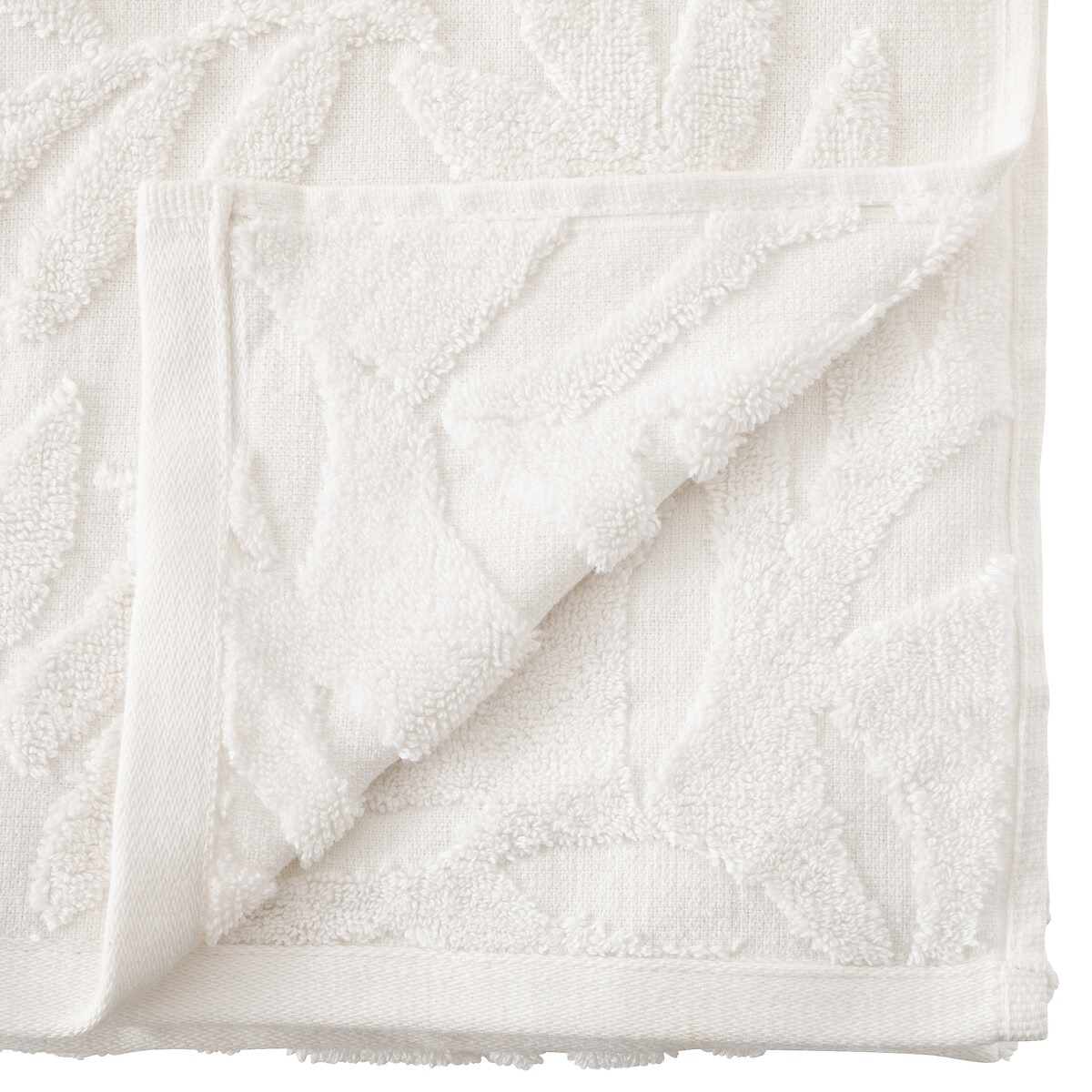 Drap de douche tencel 70 x 130 cm Ciselle blanc