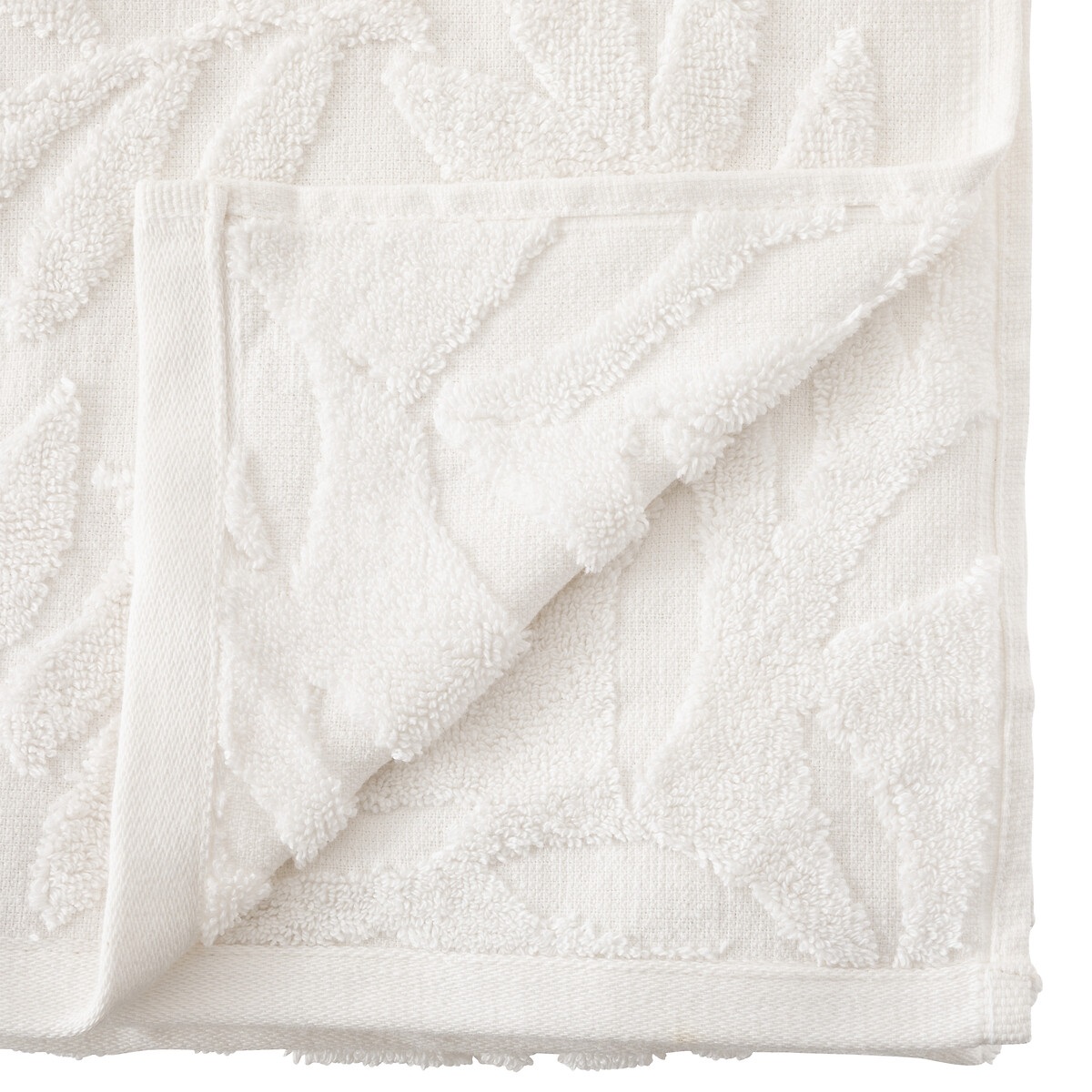 Drap de bain tencel 100 x 150 cm Ciselle blanc