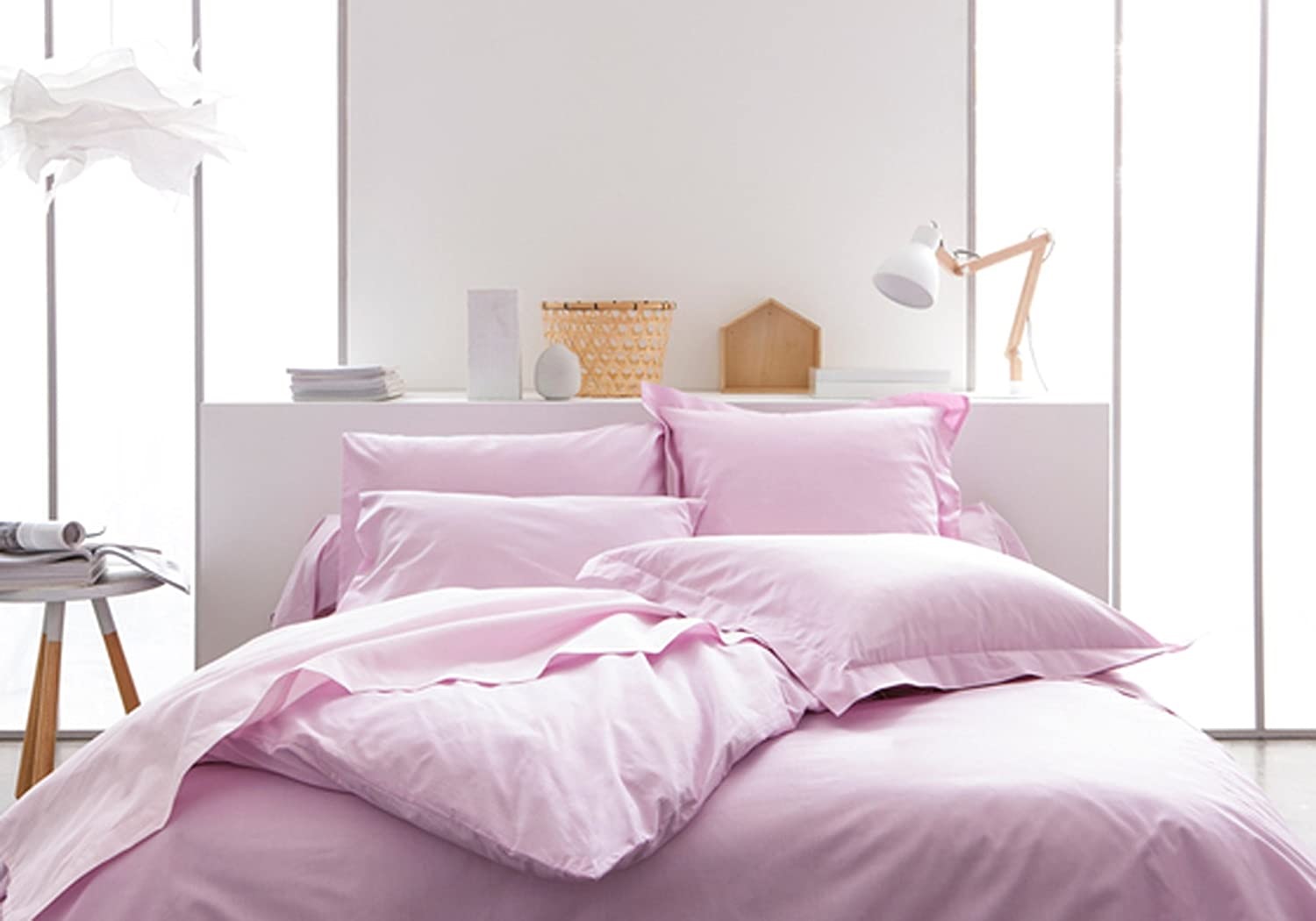 Housse de couette 220 x 240 cm Poudre de lilas