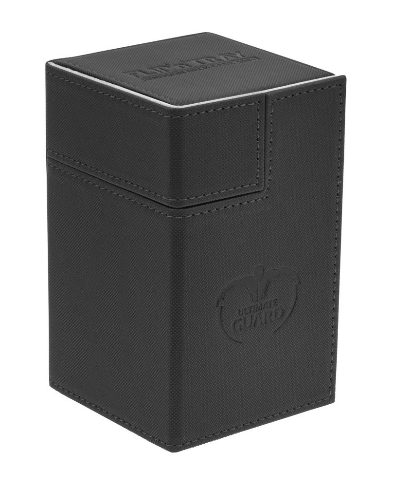 ULTIMATE GUARD Bote pour cartes FlipnTray Deck Case 100+ taille standard XenoSkin Noir