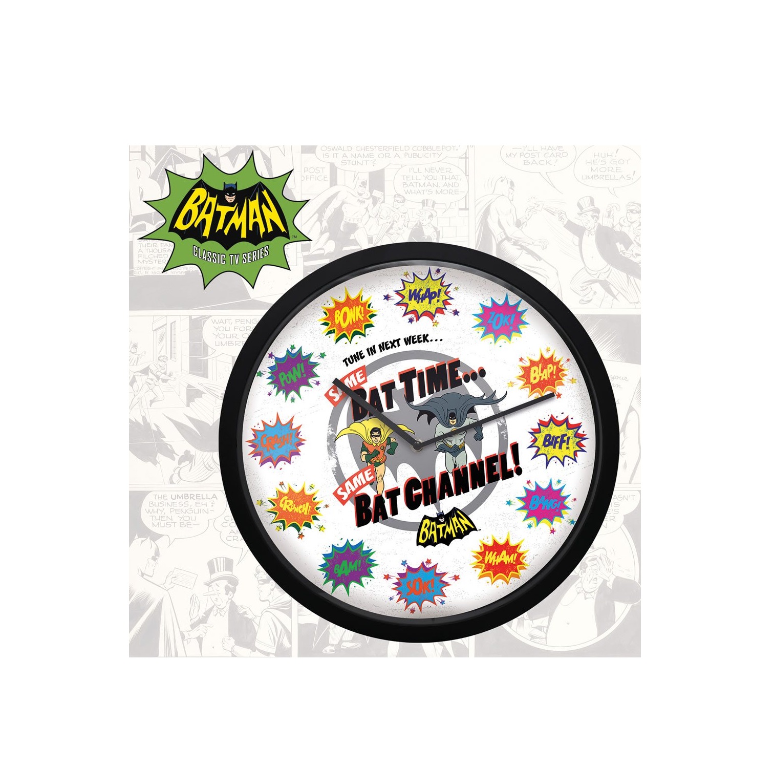 Horloge Batman retro 30 cm