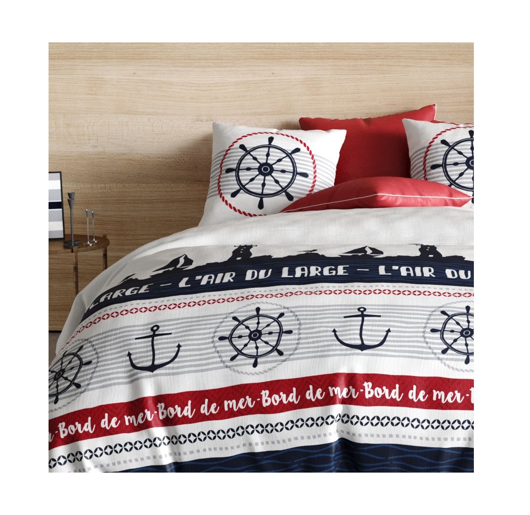 Housse de couette + taie Babord