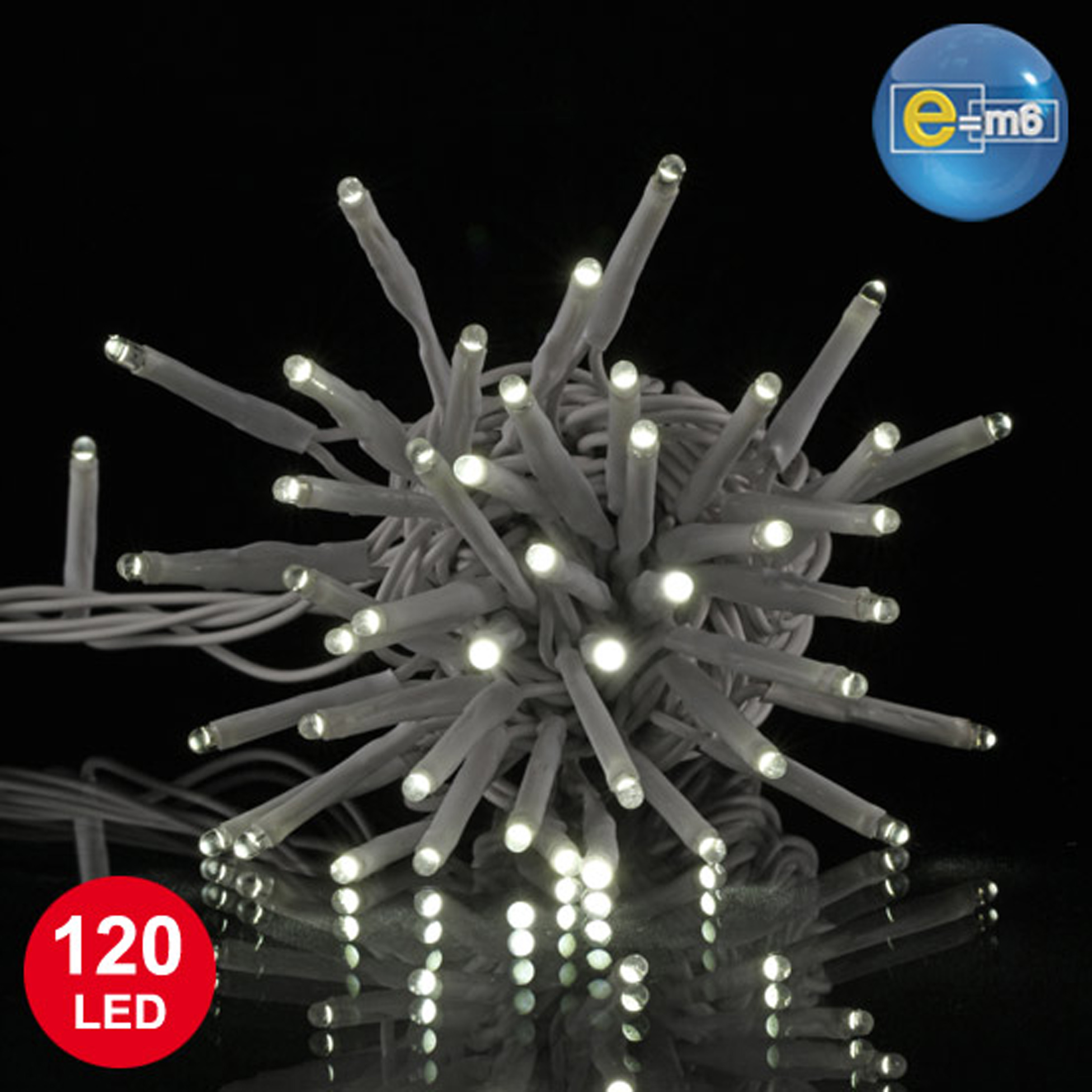 Guirlande exterieur 120 Led blanc 12m