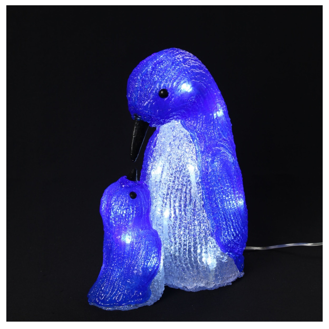 Pingouin et bebe lumineux 20 Led